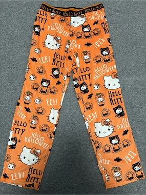 Hello Kitty Orange Halloween Lounge Pants